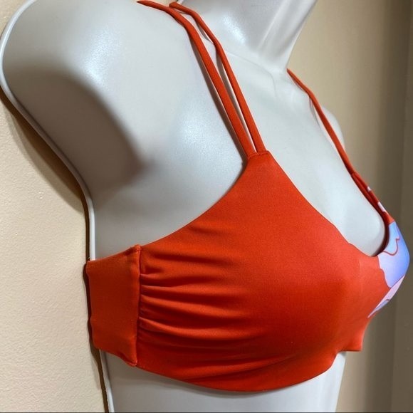 Athleta- Strappy Back Floral Swim/Bikini Top- XS - Picture 3 of 7